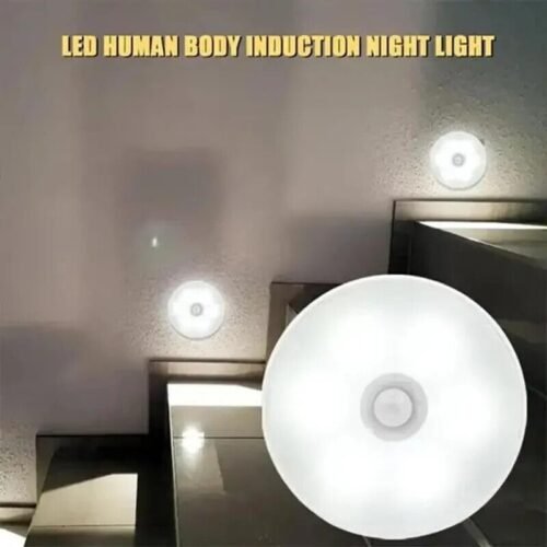 Luce bianca Notturna A LED Con Sensore Di Movimento, Ricaricabile Tramite USB