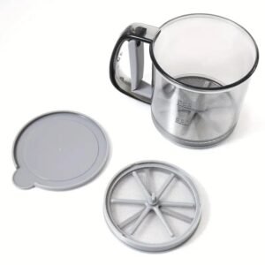 Setaccio semiautomatico per farina zucchero polvere strumento per cucina dolci