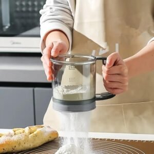Setaccio semiautomatico per farina zucchero polvere strumento per cucina dolci
