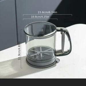 Setaccio semiautomatico per farina zucchero polvere strumento per cucina dolci