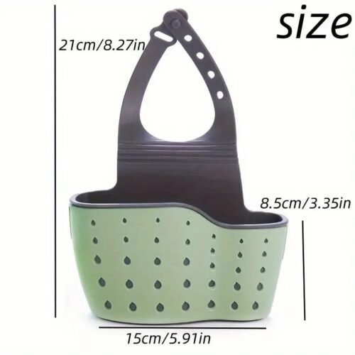 Porta spugna per lavello in silicone appendibile al lavello cestino da cucina