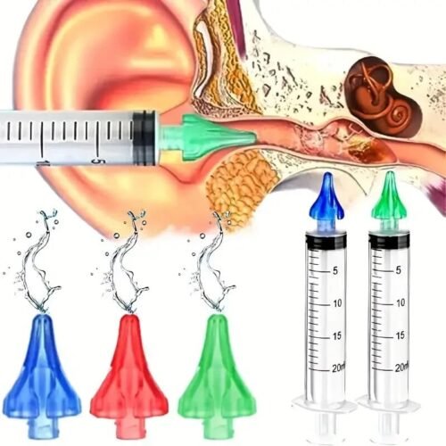 siringa Kit per la rimozione manuale del cerume 3 getti 10ml pulizia orecchio