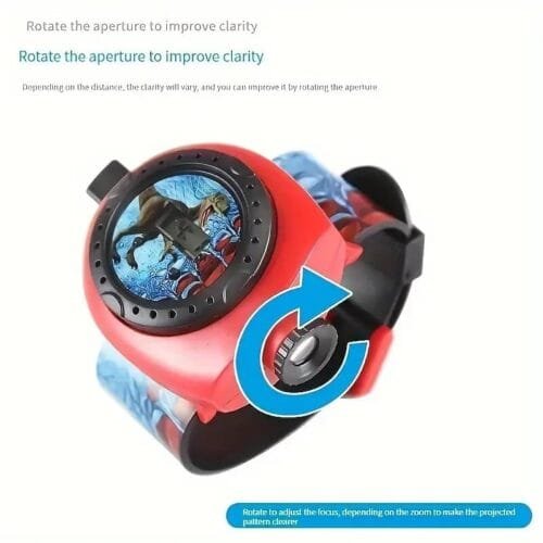 Orologio bambini unisex Proiezione Dinosauri Orologio Elettronico Cartoni Animat