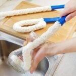 Spazzola Flessibile e Versatile per Bicchieri da Vino e Decanter Cucina