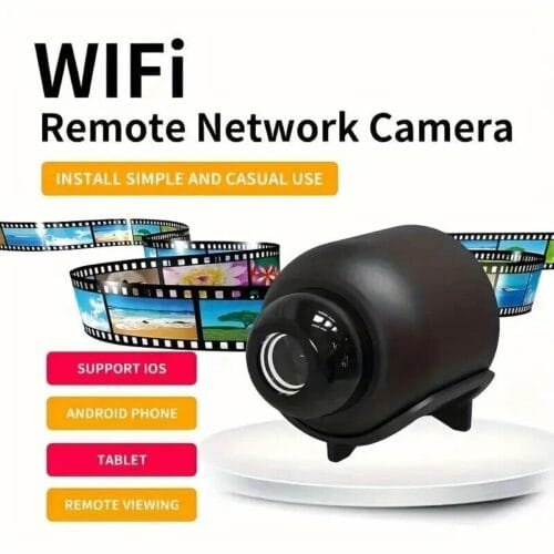 Telecamera Wireless Sorveglianza Sicurezza WiFi 2,4 GHz Notturna Rilevamento