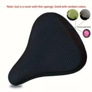 Coprisella Ergonomico Bici Nero Traspirante Ammortizzante