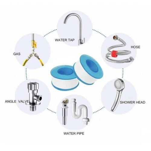 2 pezzi Nastro Sigillante nastri Per Tubi Dell'acqua In ptfe Raccordo idraulica