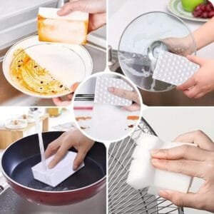 10 pezzi Spugna Magica Per Lavare I Piatti In Cucina In Schiuma Per La Casa