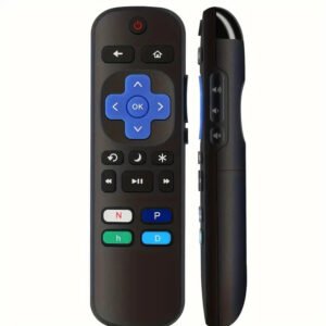Telecomando compatibile per Roku 2024 Configurazione Facile tasti laterali