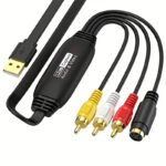 Scheda Video USB 2.0 Plug e Play Convertitore di Segnale AV con Connettore RCA