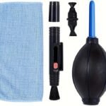 Kit Professionale per la Pulizia Soffiatore Polvere e Spazzola per Fotocamere