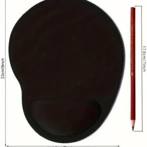 Tappetino Per Mouse Con Supporto Per Polso Soffice Colore Rosso