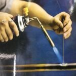 Torcia fiamma per Saldatura a Propano Portatile Acciaio Inossidabile per BBQ