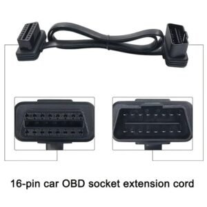 Cavo di estensione per OBD2 piatto flessibile diagnostica motore per auto