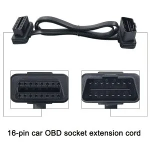Cavo di estensione per OBD2 piatto flessibile diagnostica motore per auto