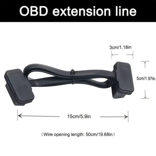 Cavo di estensione per OBD2 piatto flessibile diagnostica motore per auto