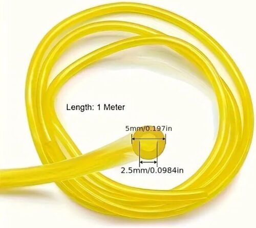 Tubo Flessibile ID 2,5 Mm Diametro Esterno 5 Mm Decespugliatore Tagliaerba