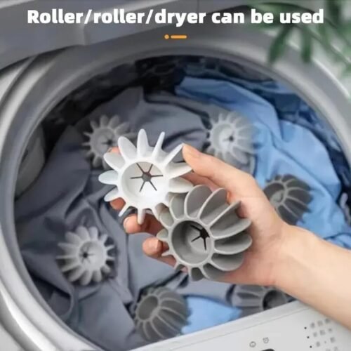 2 Pezzi Palline Per Bucato In Silicone bianco Rimuovere Lo Sporco riutilizzabili