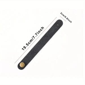 Tracolla Regolabile in Finta Pelle per Chitarra con Chiusura a Bottone Acustica