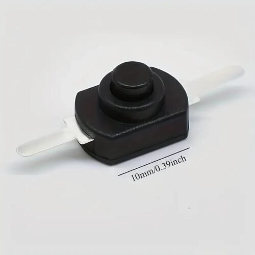 10 pezzi Interruttore Autobloccante 36V nero mini interruttori
