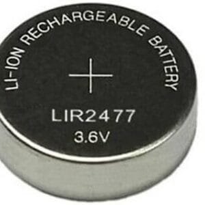 5 pezzi LIR2477 LIR 2477 3.6V batteria ricaricabile litio cella bottone CR2477