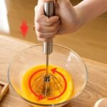 FRULLINO FRUSTA FRULLATORE PER UOVA SEMIAUTOMATICO IN ACCIAIO INOSSIDABILE INOX