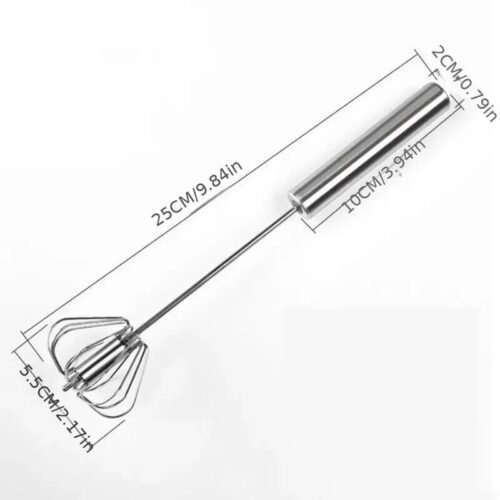 FRULLINO FRUSTA FRULLATORE PER UOVA SEMIAUTOMATICO IN ACCIAIO INOSSIDABILE INOX