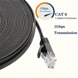 Cavo Ethernet Cat 6 Supporto 10 Gbps Per Esterni RJ45 Piatti 2 metri Modem
