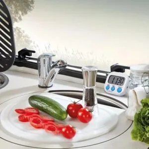Timer da Cucina Digitale Magnetico Secondi e Minuti Display LCD Cucina Forno