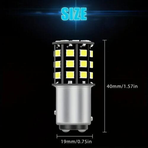 1157 33 SMD Bianco Auto Led Luci Freni Indicatori Di Direzione Lampada Retro