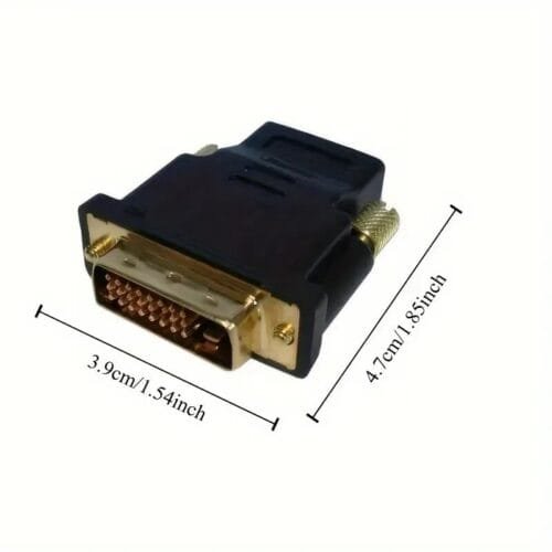 ADATTATORE CONVERTITORE DA DVI-D DUAL LINK MASCHIO A HDMI FEMMINA CAVO PER PC TV