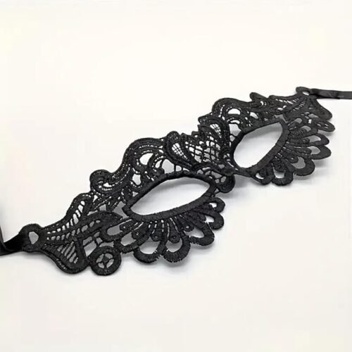 MASCHERA DONNA SEXY MASCHERINA IN PIZZO CARNEVALE COSTUME BAROCCO