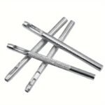 4pz Set Punzoni per Fori in Pelle 2.5-3-3.5-4mm Rotondi