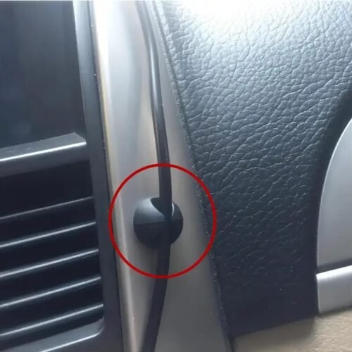 2 pezzi Clip per Cavi in Acrilico da Parete per Casa Ufficio Auto Scrivania