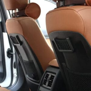 TASCA PORTA OGGETTI UNIVERSALE PER AUTO CON RETE ELASTICA AUTOADESIVO 15CM X 8CM