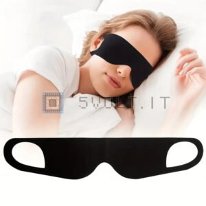 Maschera da Sonno Ultra Morbida con Elastico Orecchie