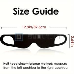 Maschera da Sonno Ultra Morbida con Elastico Orecchie