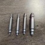 Set 4 Estrattori di Viti Rotte Acciaio per Trapano Rimozione