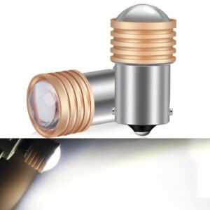2pz Luci Auto LED 1157 BAY15D P21 5W Lente Proiettore HD