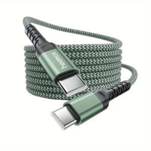 Cavo Type-C Ricarica Veloce Verde da 100W Fast Charge