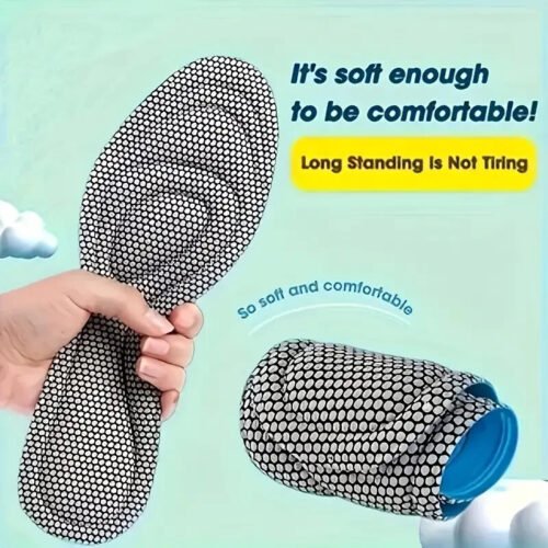 2 Solette in Memory Foam 5D per Scarpe da Uomo e Donna Imbottiture taglia 41-42