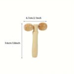 Rullo massaggiante in legno per collo braccia schiena Riduzione cellulite