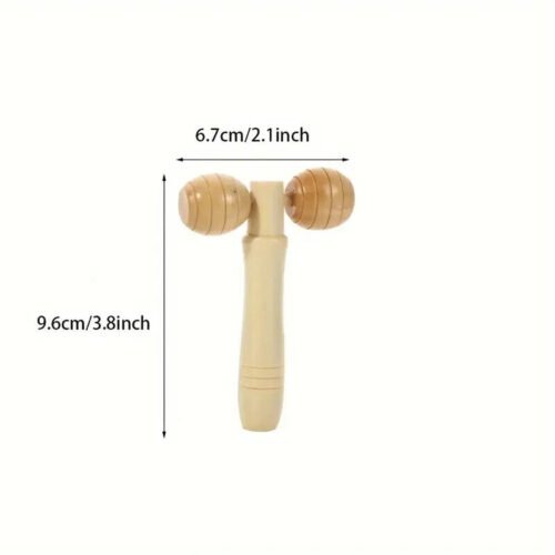 Rullo massaggiante in legno per collo braccia schiena Riduzione cellulite