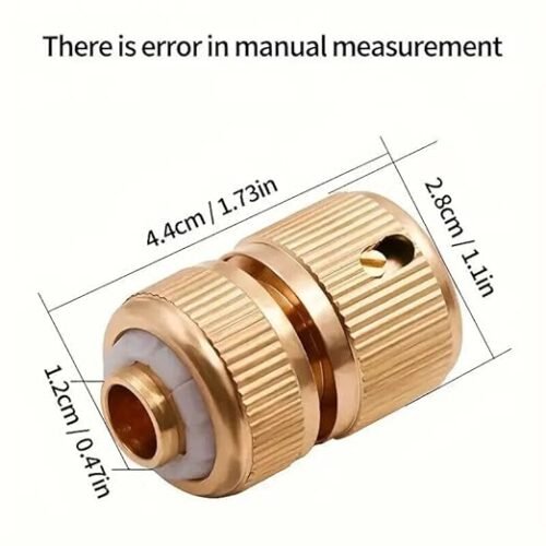 Connettore Rapido Tubo Dell'acqua 1/2" Adatto Per Femmina E Maschio