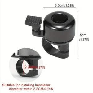 Campanello per bicicletta a pollice bici attrezzatura per ciclismo