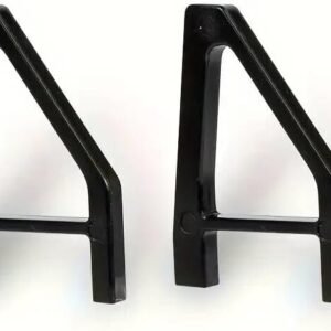 2 pezzi Supporto orizzontale in acrilico accessori per console Per PS5 Slim nero