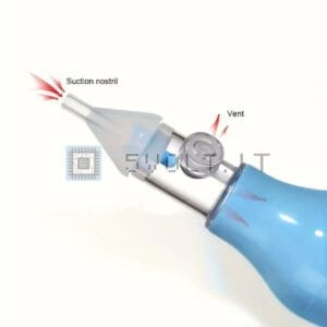 Aspiratore Nasale per Bambini Neonati in Silicone Muco Verde