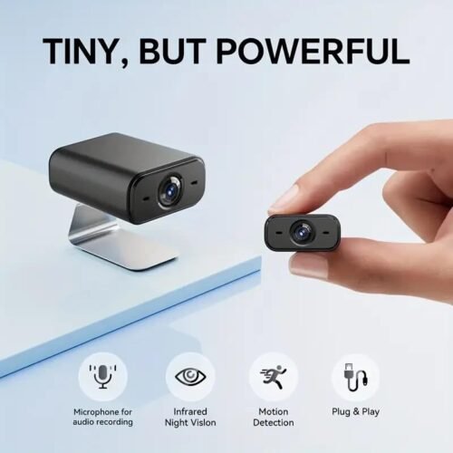 Telecamera di Sicurezza Senza Fili Visione Notturna Rilevamento Movimento USB