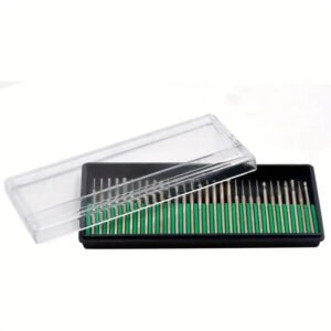 30 FRESE DIAMANTATE PUNTE LAVORAZIONI per DREMEL FRESINO MINI TRAPANO da 1/8