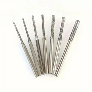 Kit 7 Punte per Trapano Diamantate 0.8-2.5mm con Gambo